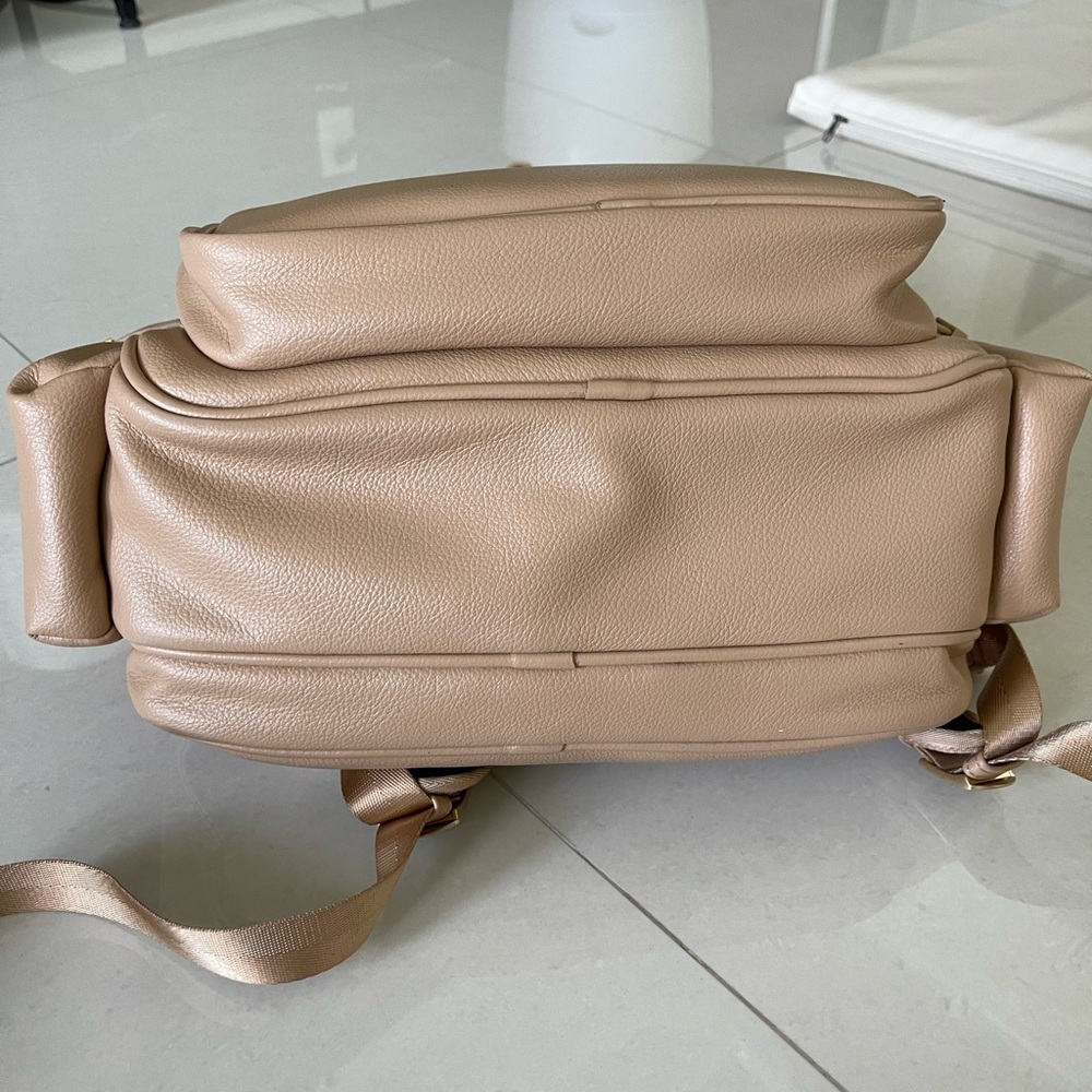 Jujube Million Pockets Backpack Vegan Leather Beige - Picture 10 of 15
